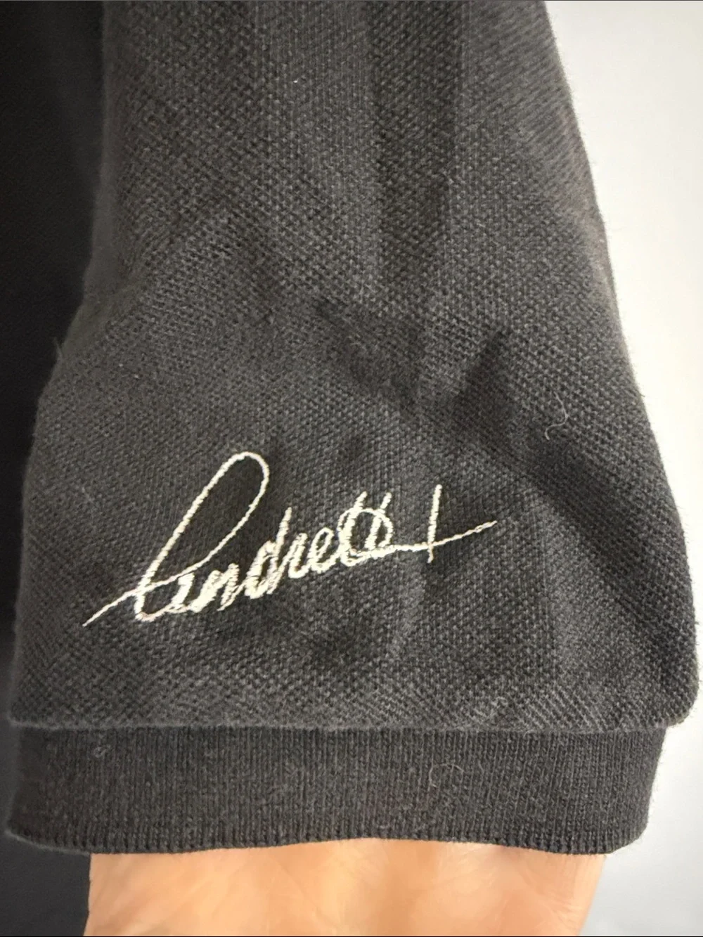 Vintage 1994 Mario Andretti Arrivederci Racing Speedgear Polo XL USA Indycar